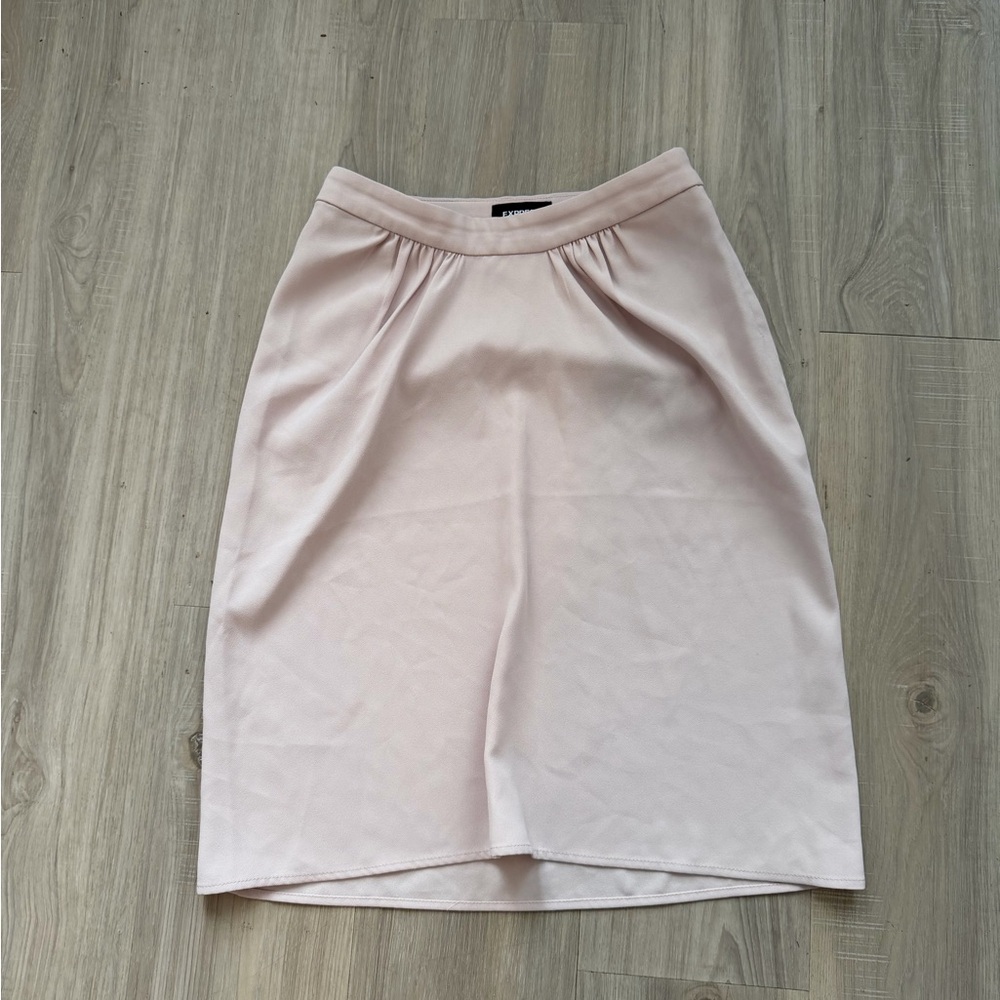 Express Blush Pencil Skirt